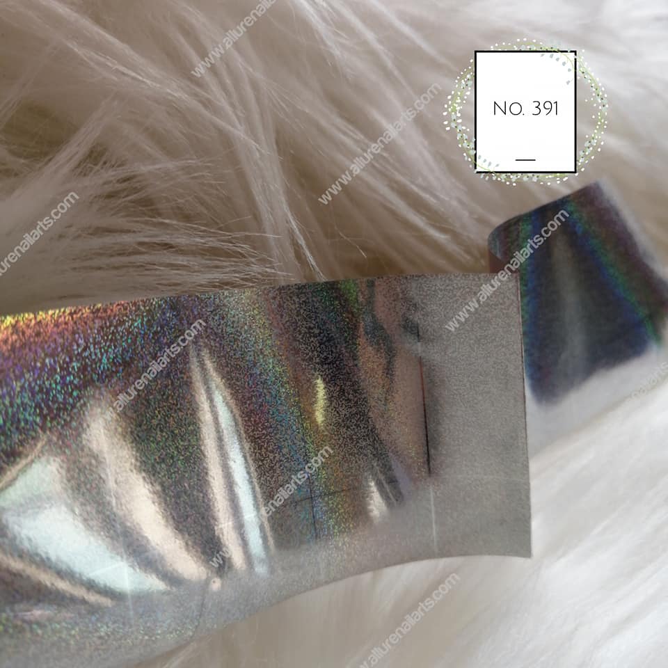 Holographic Foil Nail Transfer