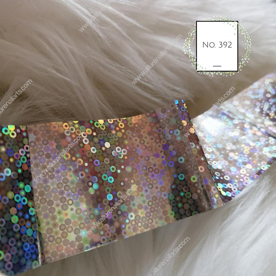 Holographic Foil Nail Transfer