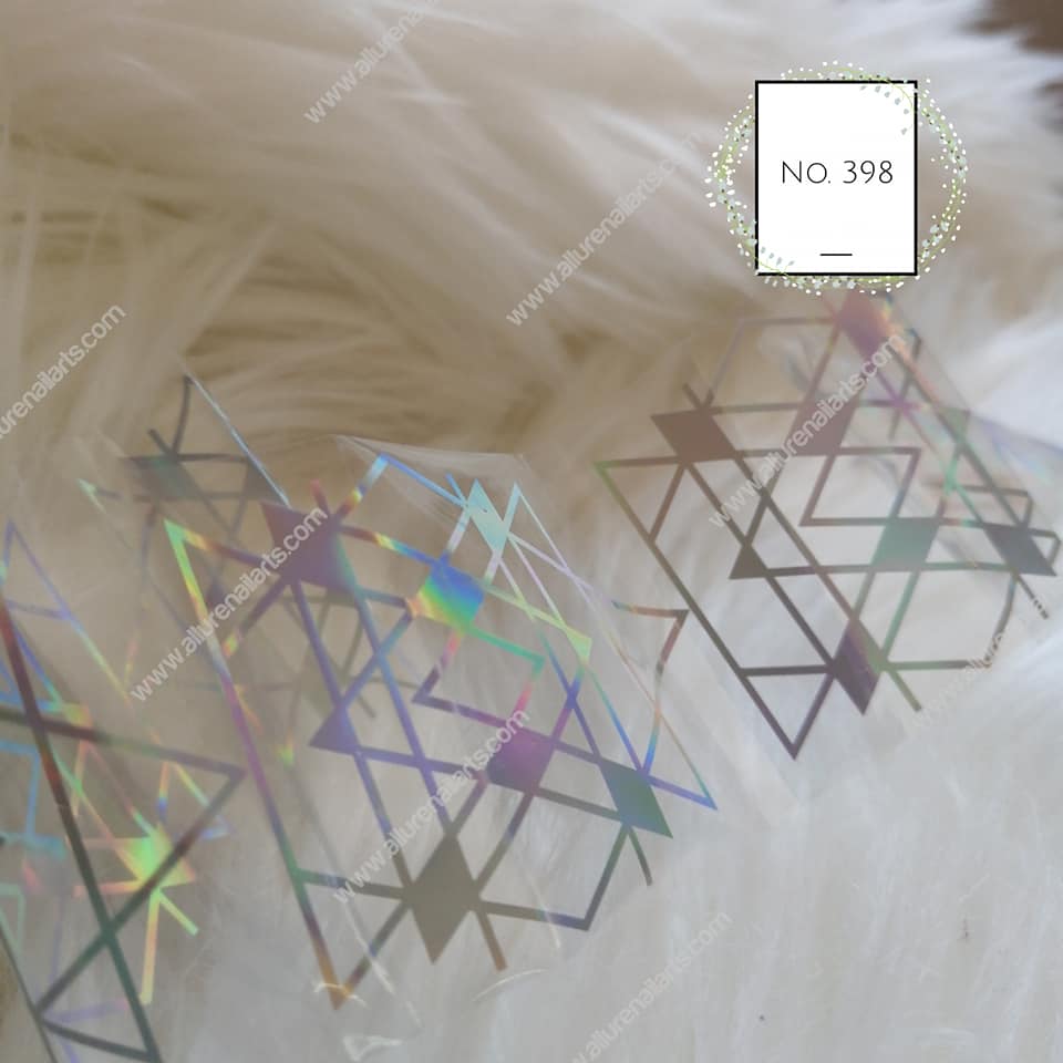 Holographic Foil Nail Transfer