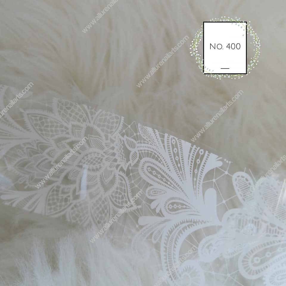 Lace Foil Nail Transfer