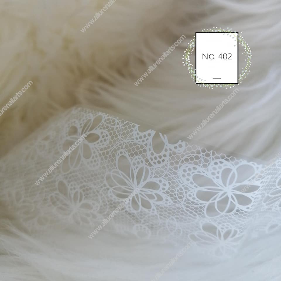 Floral Foil Nail Transfer