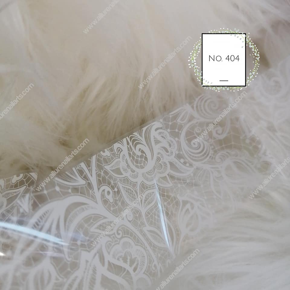Lace Foil Nail Transfer