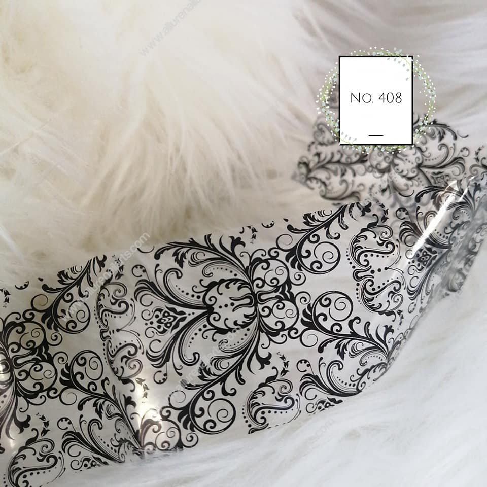 Lace Foil Nail Transfer