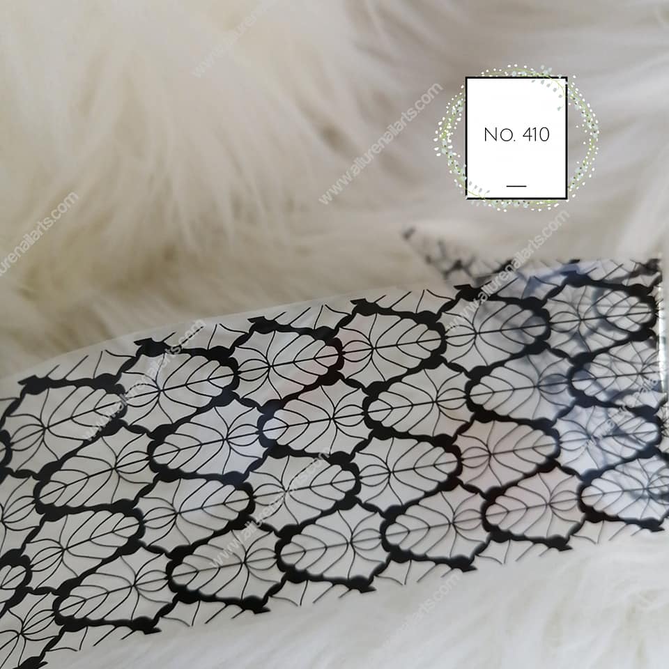 Lace Foil Nail Transfer