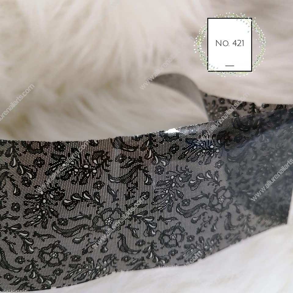 Lace Foil Nail Transfer