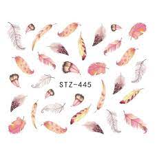 Feather Nail Decal