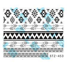 Aztec Arrow Geometric Nail Decal