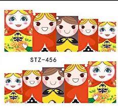 Russian Dolls Nail Decal