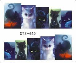 Cat Nail Decal