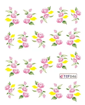 Flower Nail Decal