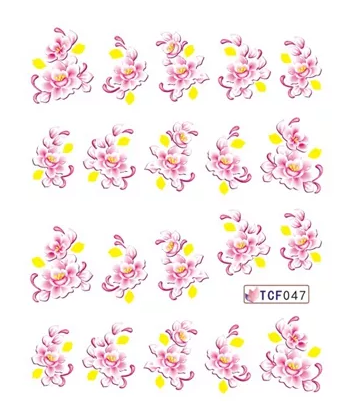 Flower Nail Decal