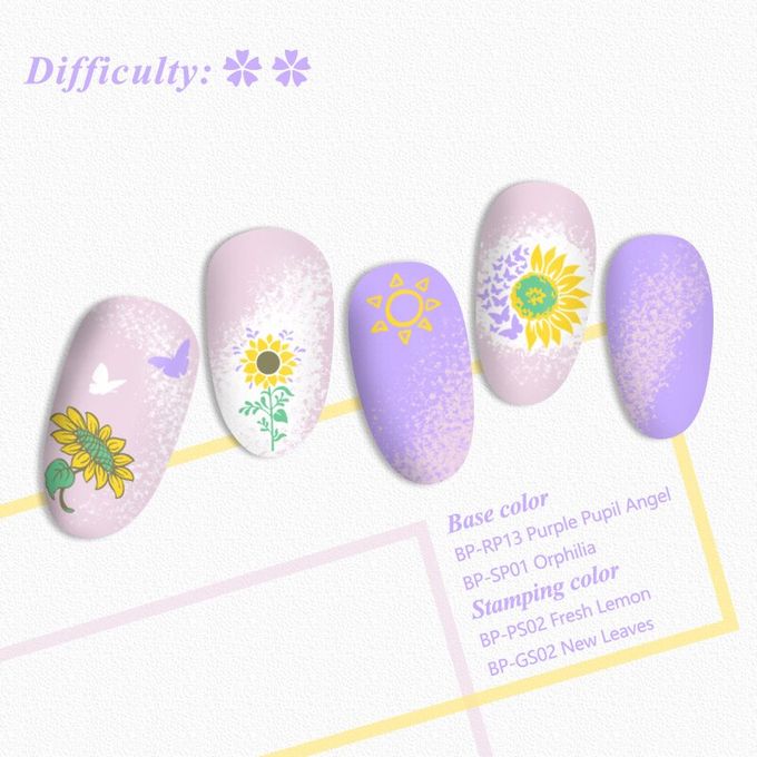 Spring Garden Born Pretty Nail Stamping Plate - L011