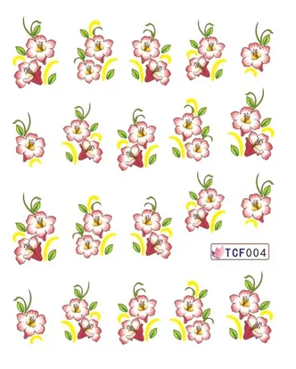 Flower Nail Decal
