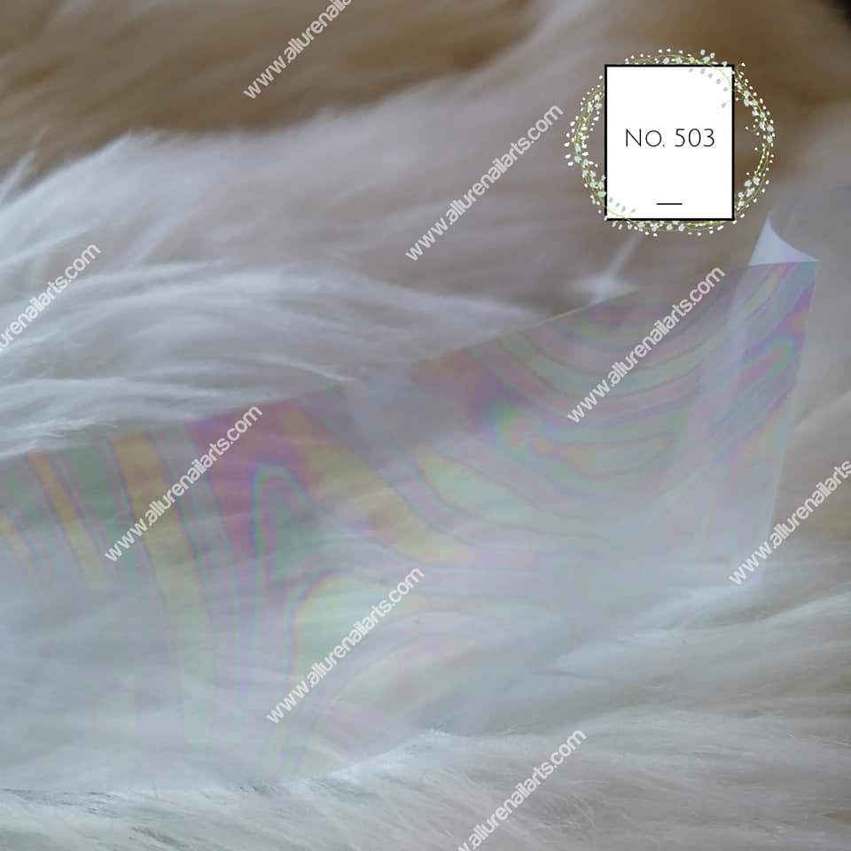 Marble Shell Foil Nail Transfer