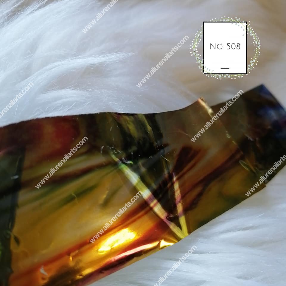 Marble Shell Foil Nail Transfer