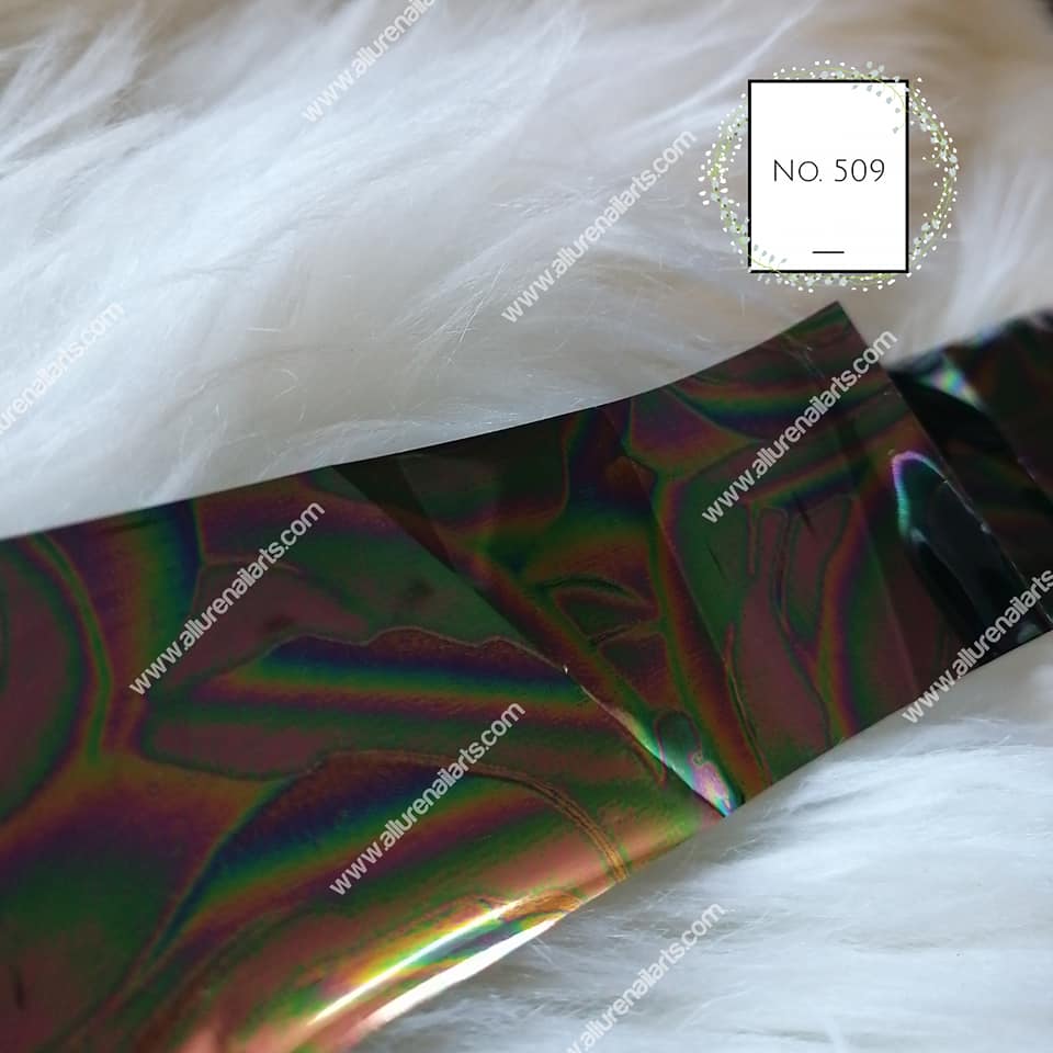 Marble Shell Foil Nail Transfer