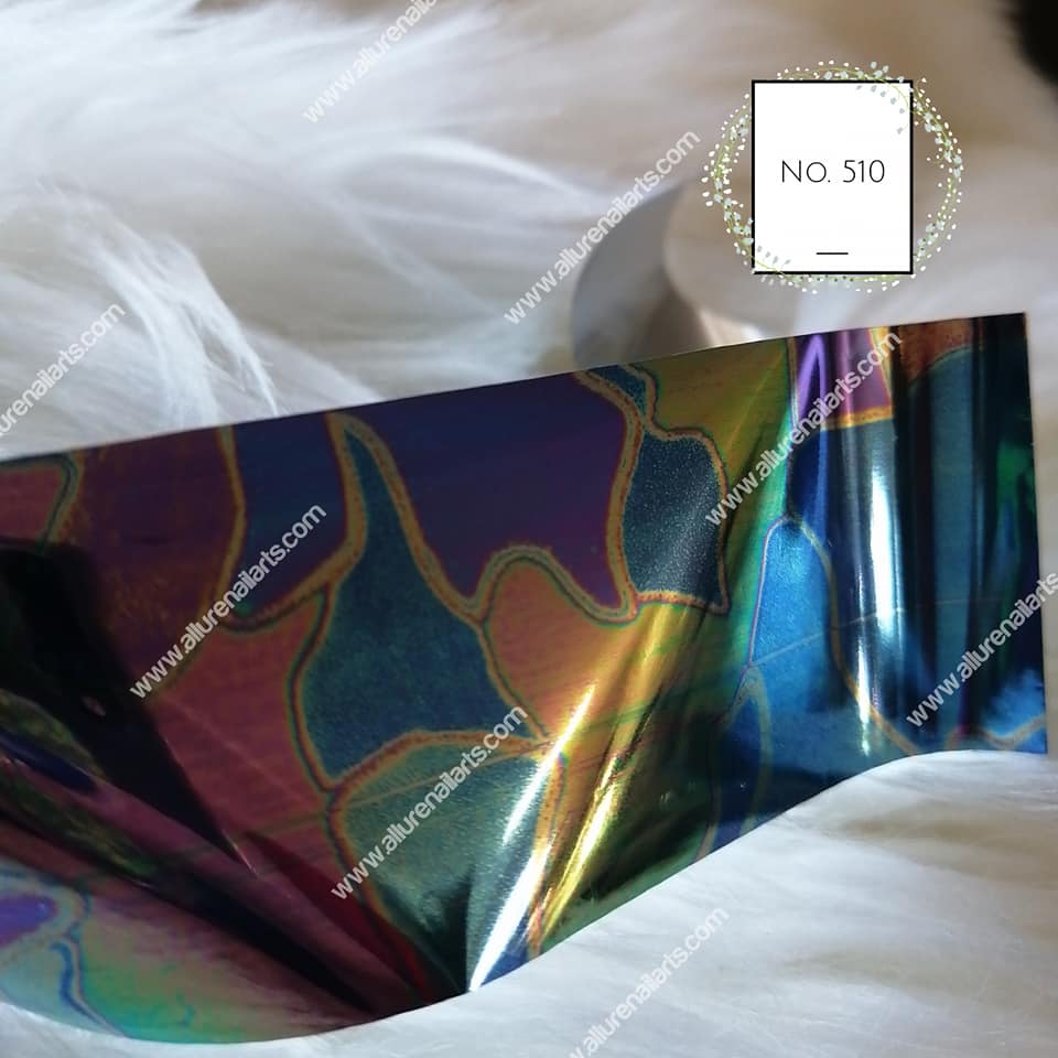 Marble Shell Foil Nail Transfer