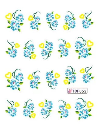 Flower Nail Decal