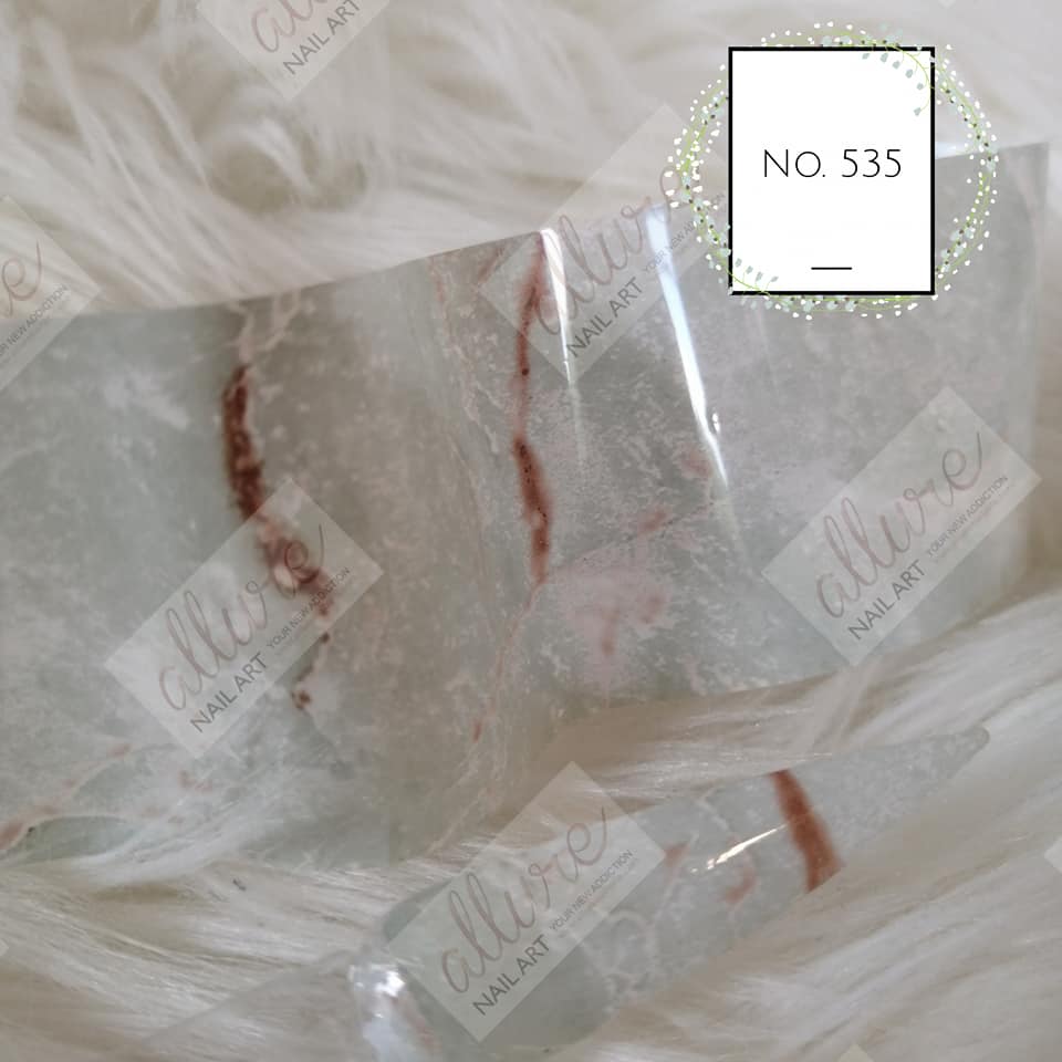 Marble Foil Nail Transfer