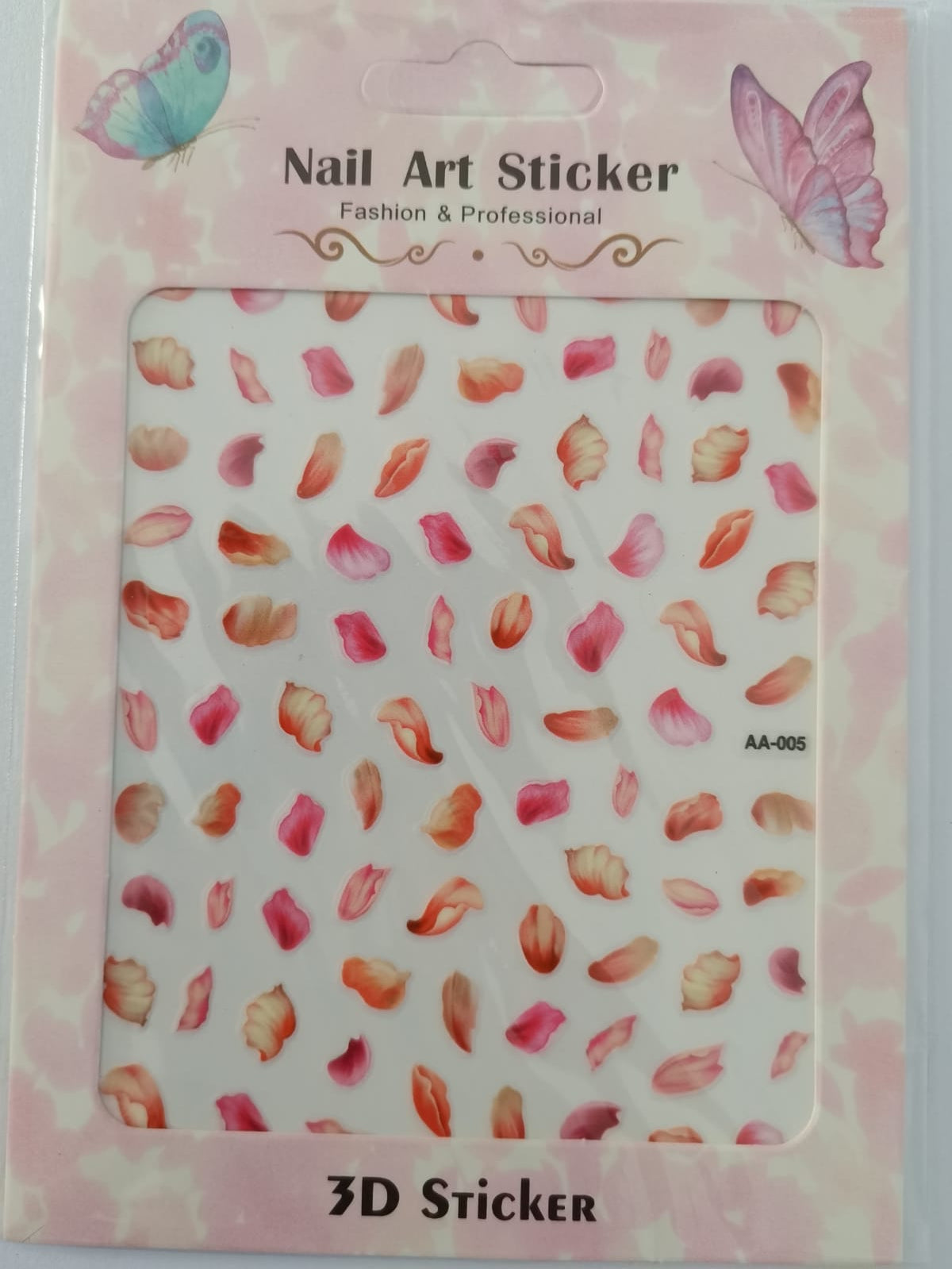 Flower Leaves Nail Art Sticker