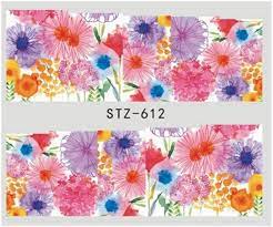 Flower Nail Decal