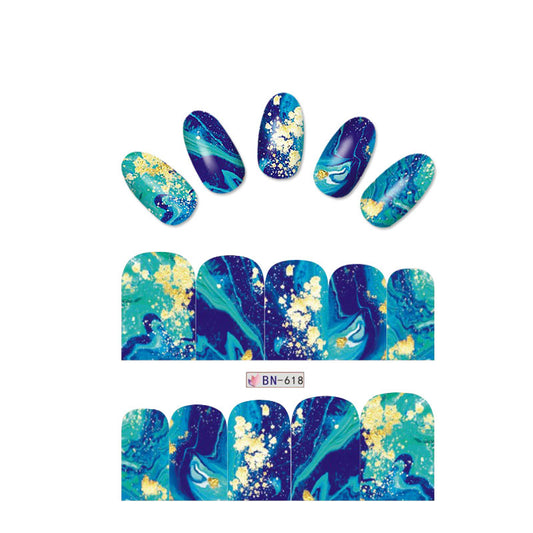 Marble Nail Art Decal BN618