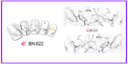 Marble Nail Art Decal BN622