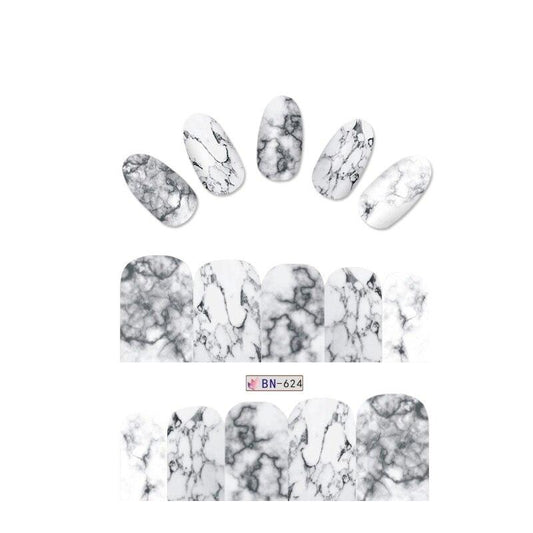 Marble Nail Art Decal BN624