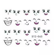 Face Nail Decal