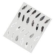 Feather Nail Decal