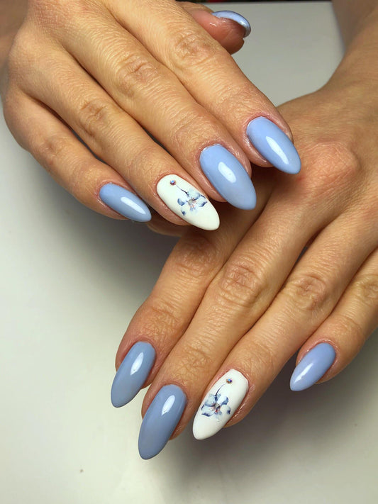 Flower Water color Nail Decal