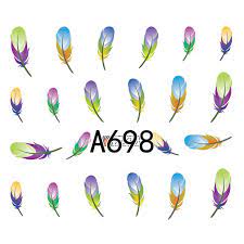 Feather Nail Decal