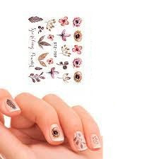 Flower Water color Nail Decal