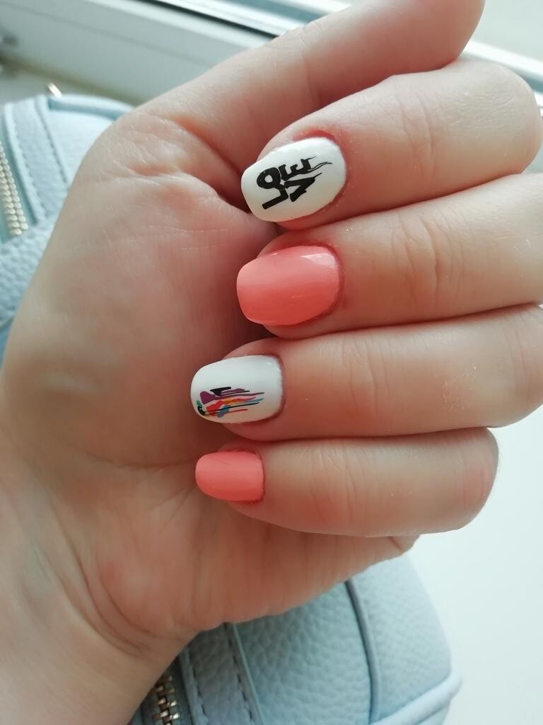 Pop Art Lips Rose Love Heart Nail Decal
