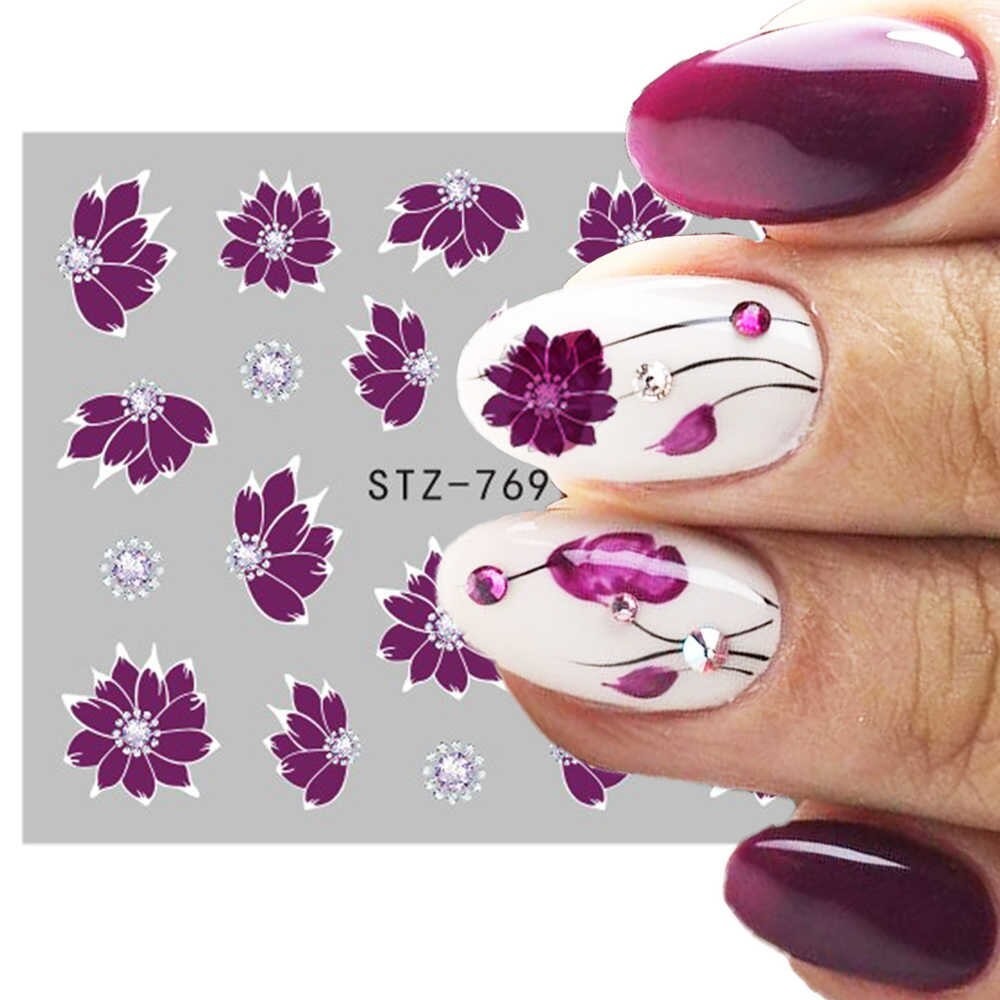Flower Nail Decal