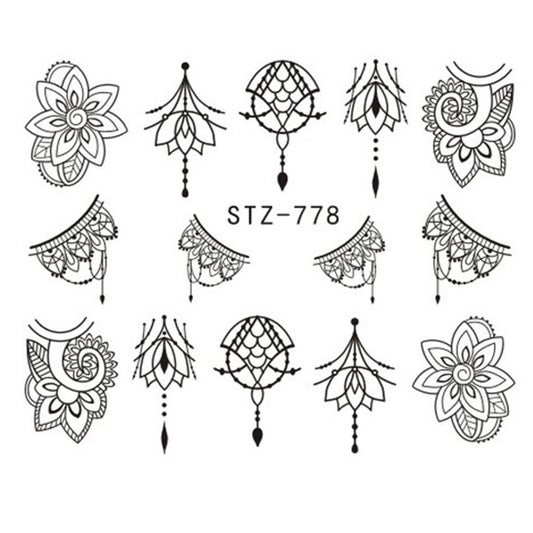 Lace Nail Decal