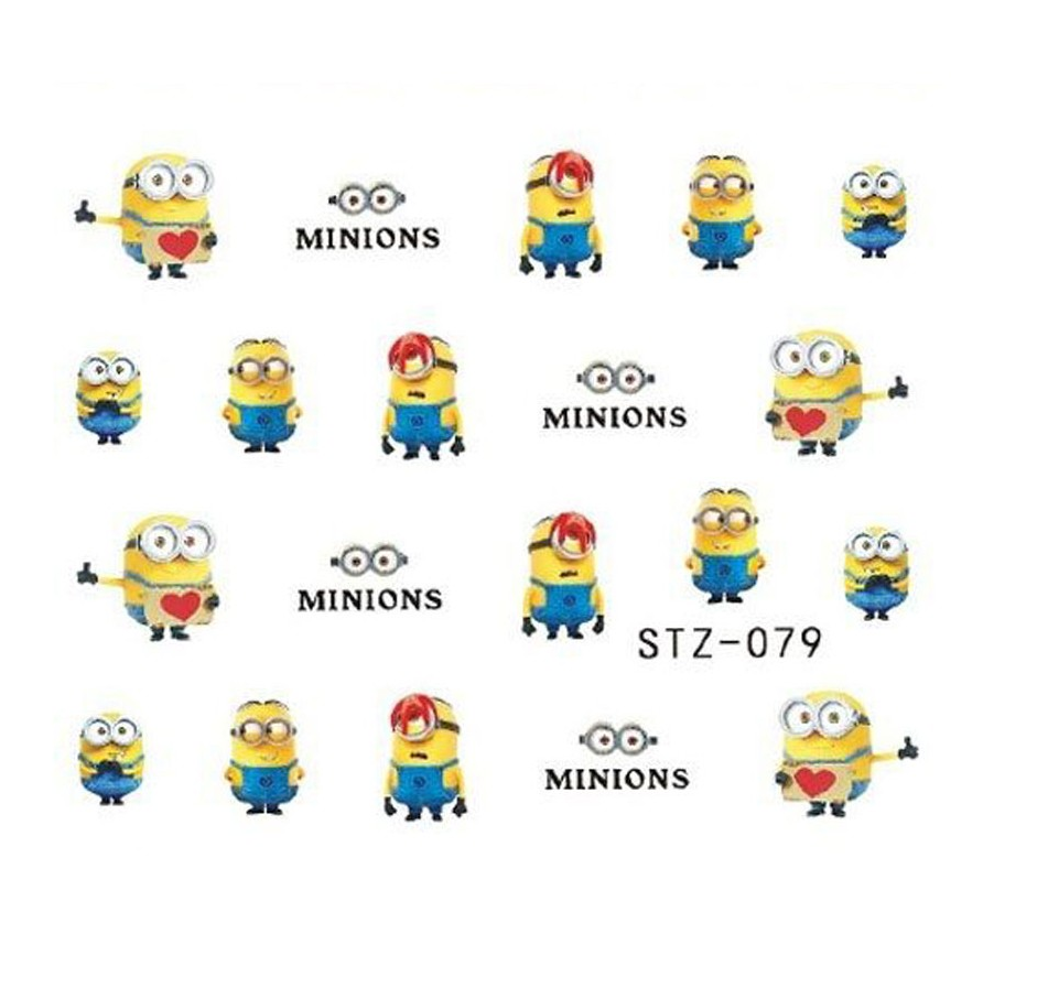 Minions Nail Decal