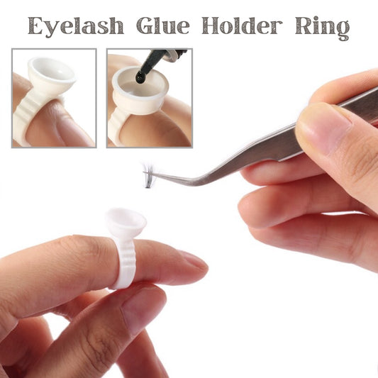 Eyelash Adhesive Glue Ring 5pcs