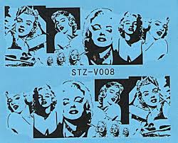 Marilyn Monroe Nail Decal