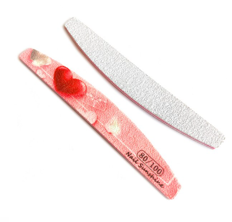 Nail Sunshine Valentine Halfmoon Thick Nail File