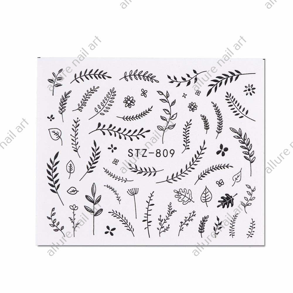 Leaf Nail Decal
