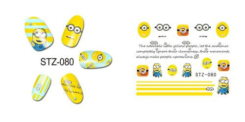 Minions Nail Decal