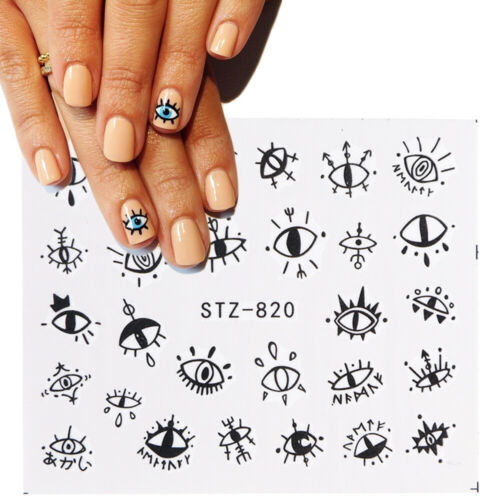 Eyes Geometric Nail Decal