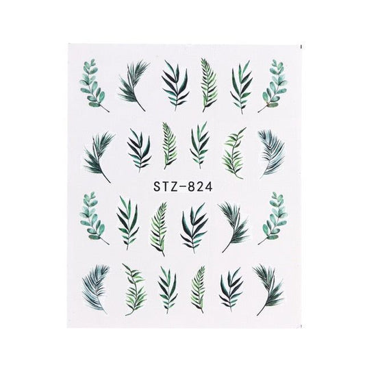 Leaves Nail Decal
