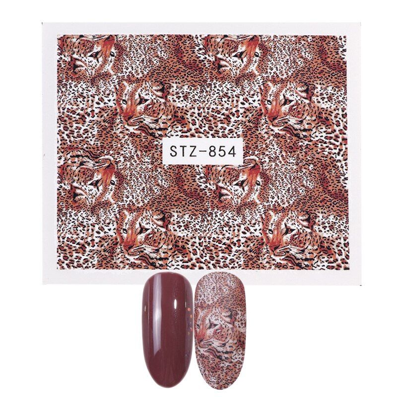 Animal Print Nail Decal