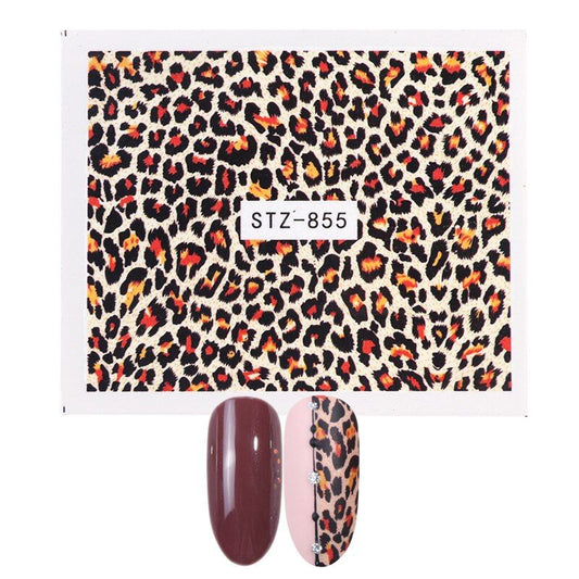 Animal Print Nail Decal