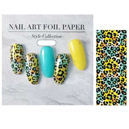 Leoprint Animal Print Foil Nail Transfer