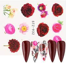Rose Flower Nail Decal