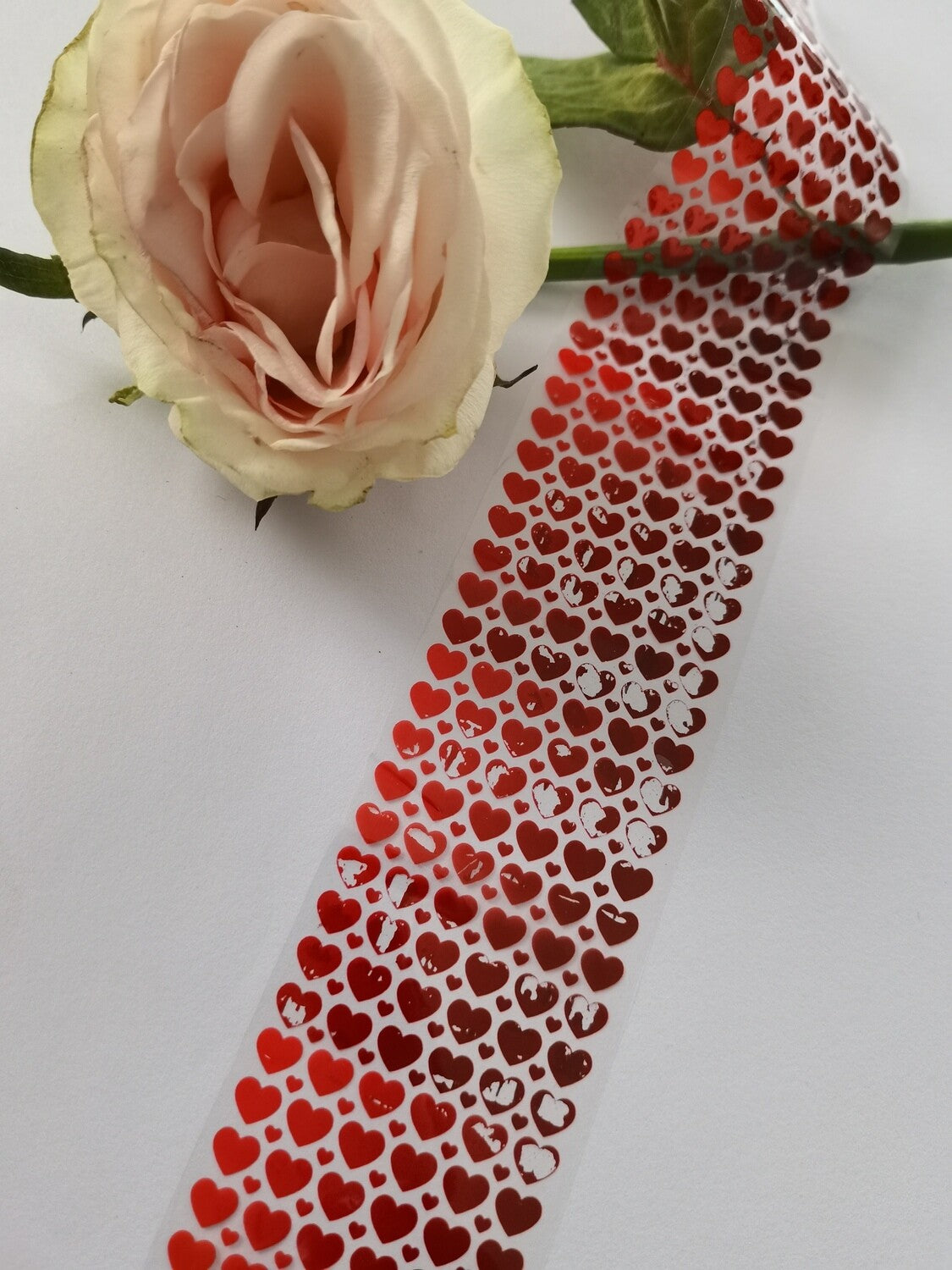 Love Valentine Foil Nail Transfer