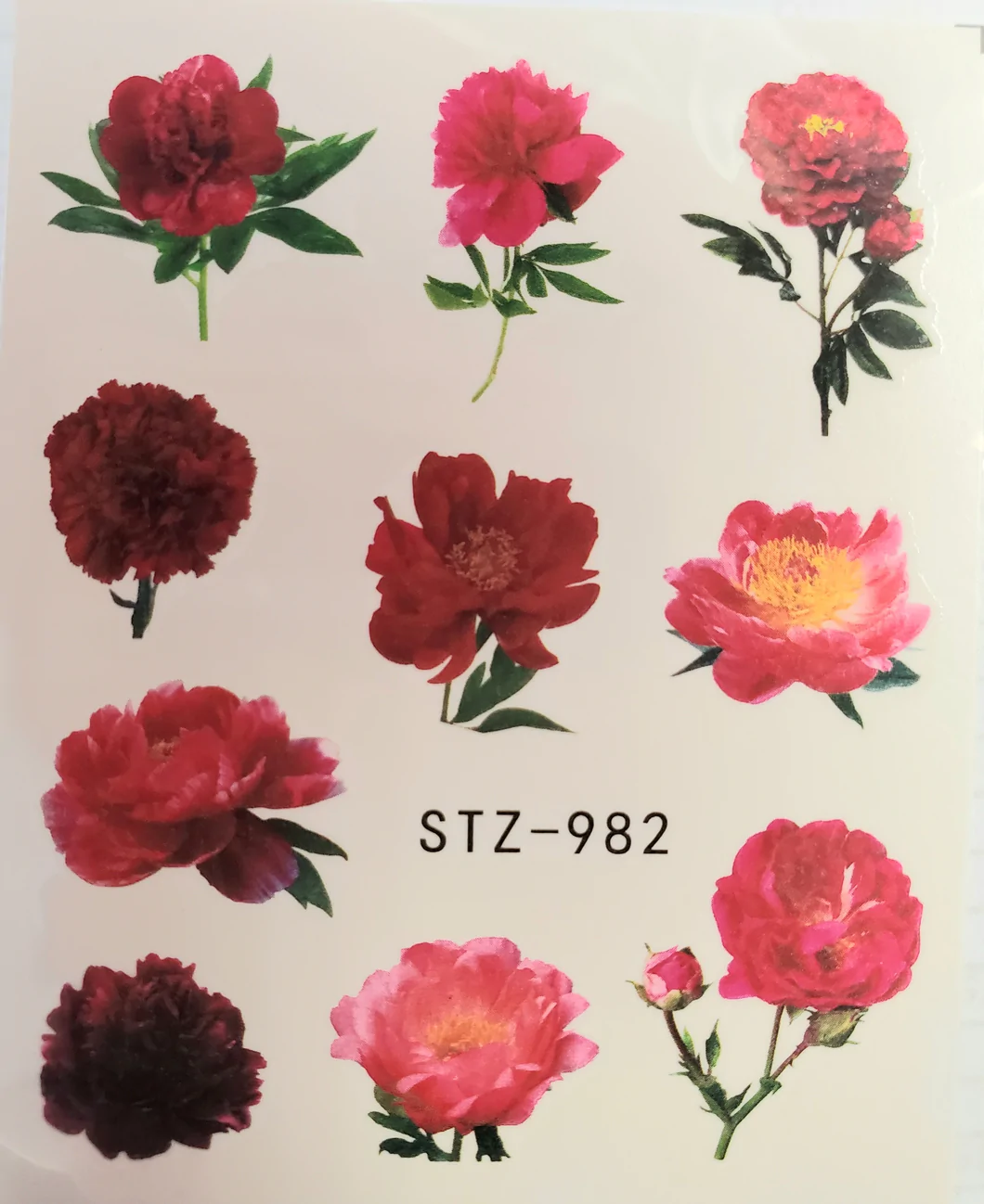 Flower Nail Decal